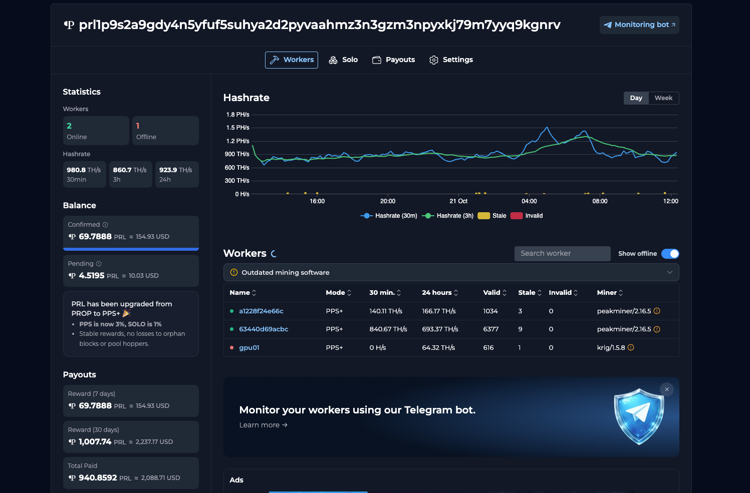 First-wave wallet on Kryptex